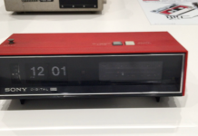 SONY「デジタル24」1968(世界初デジタル時計付きラジオ)