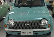89年式、日産 PAO キャンバストップ